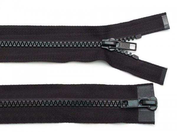 Reißverschluss teilbar 2 Wege " Schwarz " 60cm