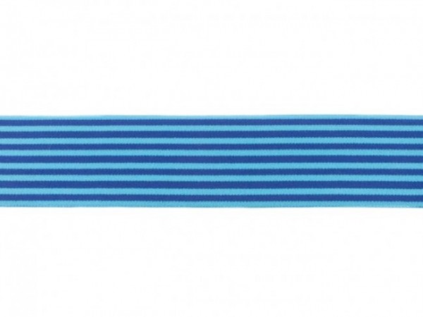 weicher Gummi 40mm "Streif" türkis