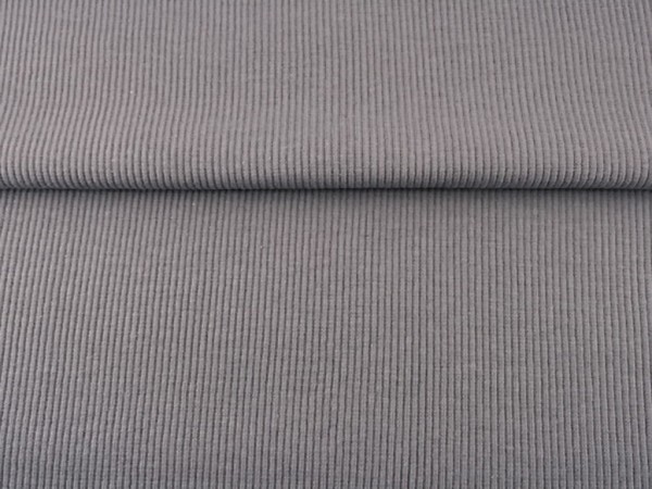 Rippbündchen 2*2 "grau"
