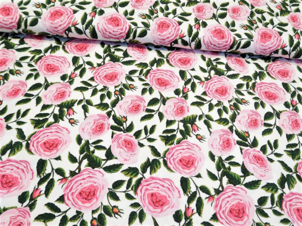 Crepe Viskosejersey FVJ "Rosen"
