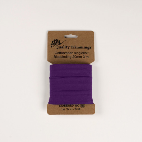 Jersey Schrägband "violett"