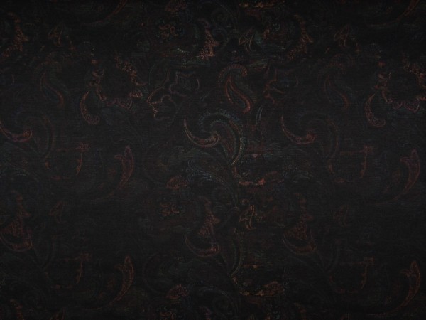 Punto Jersey "Paisley blackwatch" schwarz