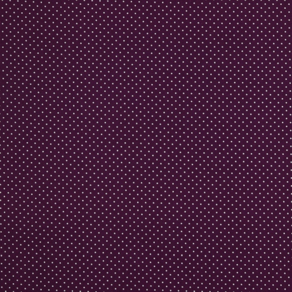 Baumwollstoff Popeline "mini Dots" purple