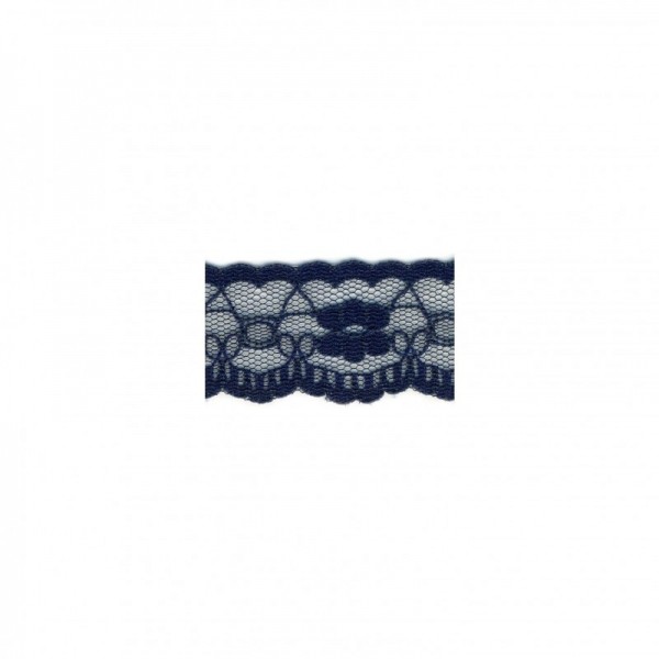 Nylonspitze Flower 25mm "navy"