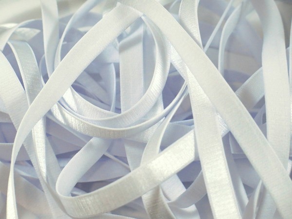 Trägergummi " 10mm" weiss