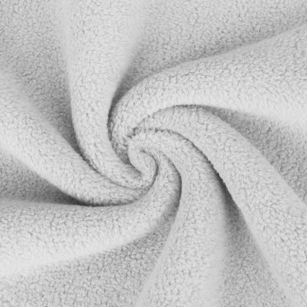 Baumwollfleece "hellgrau"