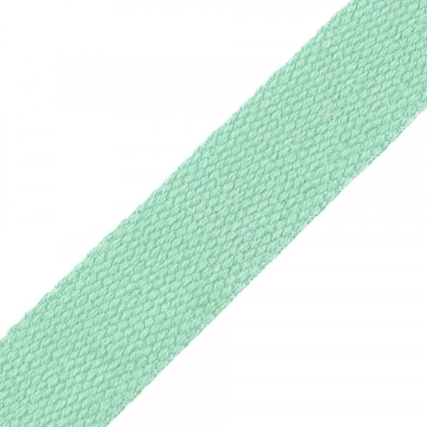 Baumwollgurtband "salbei" 25mm
