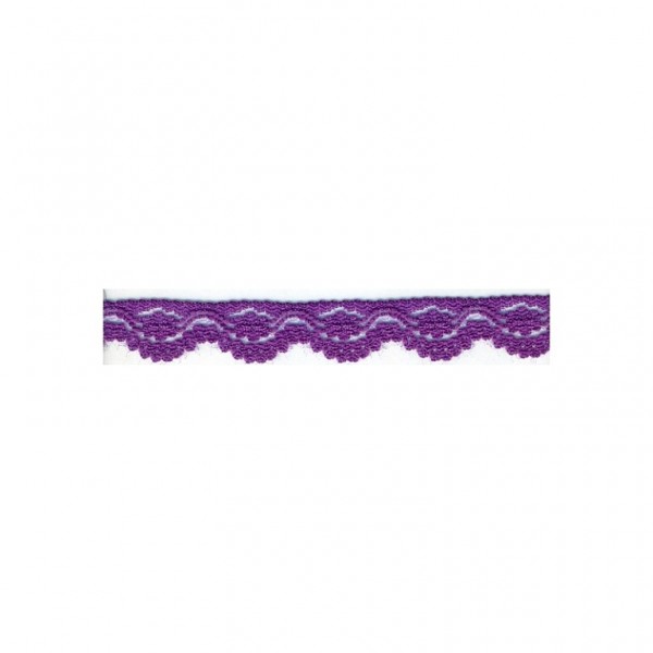 Nylonspitze Flower 12mm "lila"