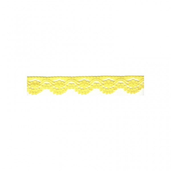 Nylonspitze Flower 12mm "gelb"