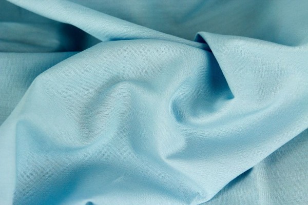 Baumwollstoff "hellblau"