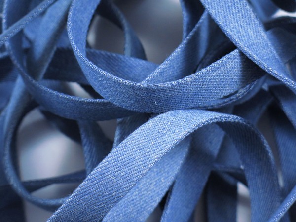 Jeans Flachkordel 15mm "hellblau"
