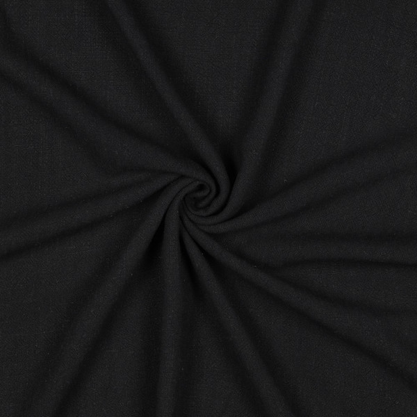Viskose-Leinen Washed "schwarz"