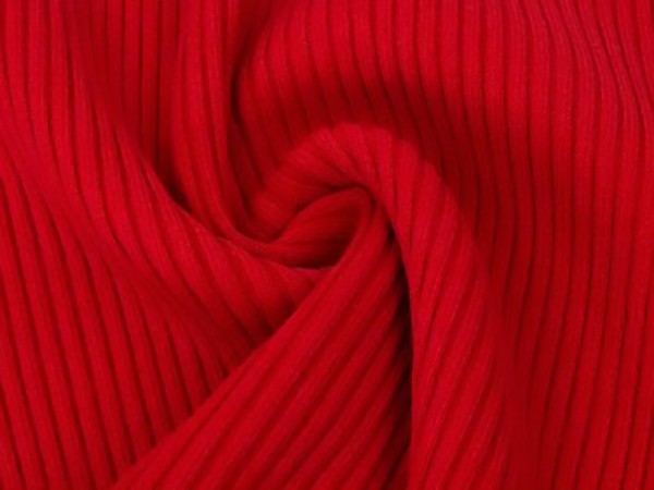 Grobstrickbündchen "rot"