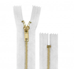 Reissverschluss JEAN "weiss" Reissverschluss JEAN "weiss"