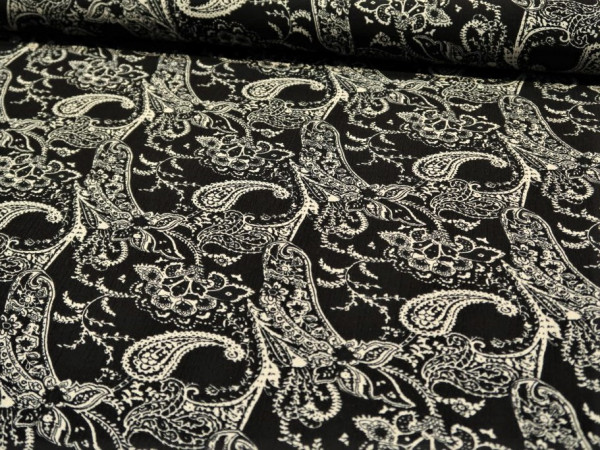 Crepe Viskose "Paisley"