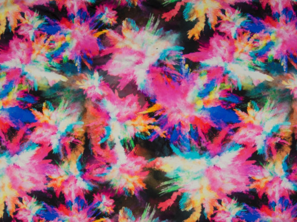 Lycra YOGA "Holi Color" bunt