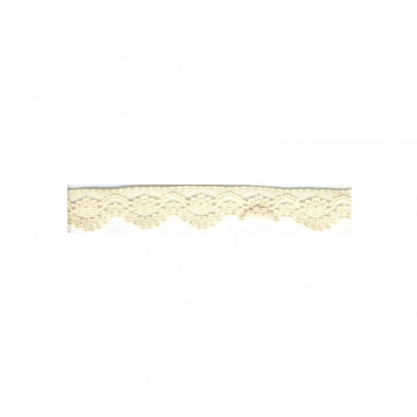 Nylonspitze Flower 12mm "beige"