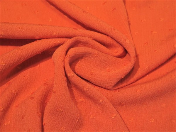 Viskose "Dots" orange