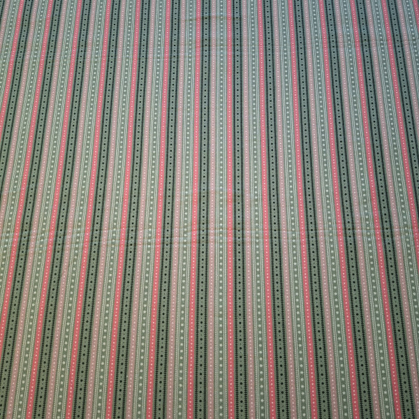 Baumwollstoff "Sternenstreif" grün