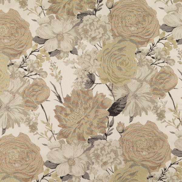 Jacquard "Blumen" beige