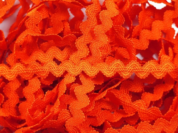 Elastische Zackenlitze "orange"