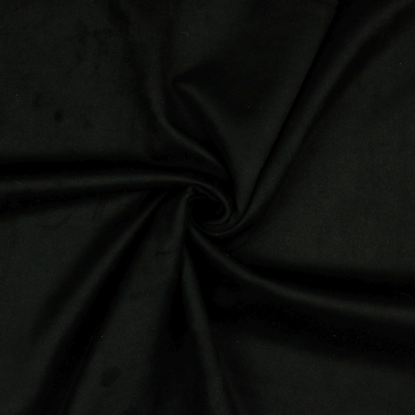 Stretch Rauhlederimitat "schwarz"