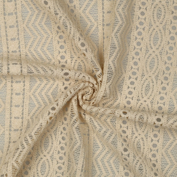 Baumwoll-Häkelspitze "Boho" ecrü