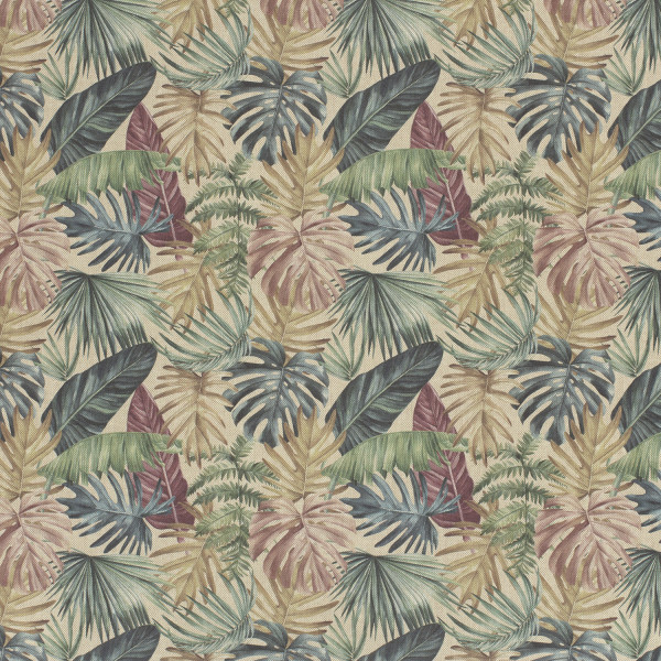 Canvas "Leave" petrol/aubergine