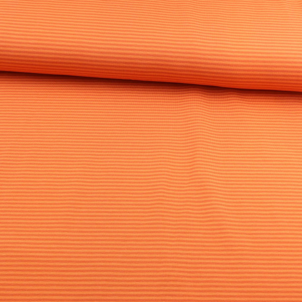 Baumwolljersey "Streifen" orange
