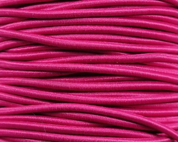 Gummikordel " pink " 3mm