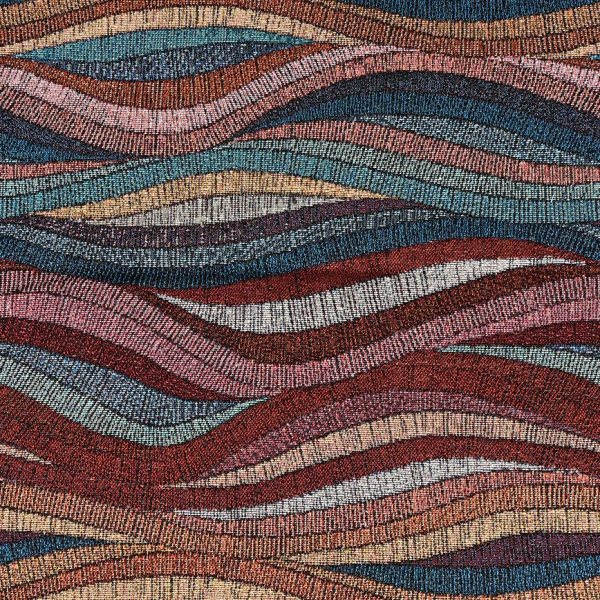 Dekostoff Gobelin "Waves" bunt