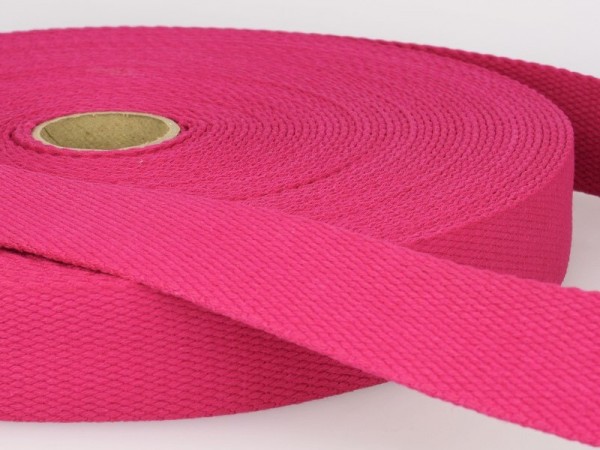 Baumwollgurtband "pink" 30mm