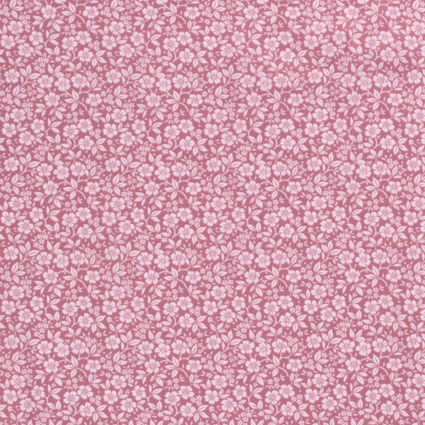 Baumwollstoff "Blume" rosa