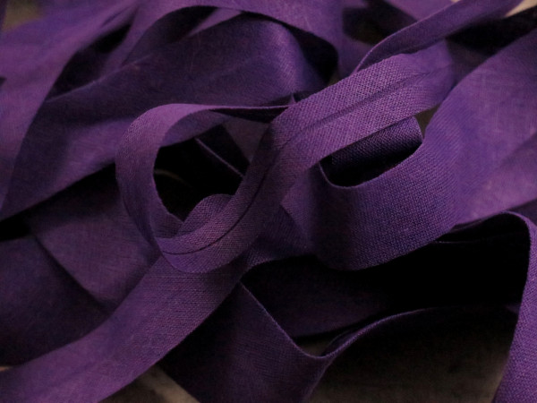 Baumwoll-Schrägband 12mm "violett"