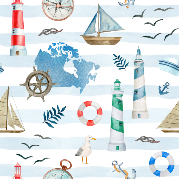 Baumwollstoff "Sea Love"