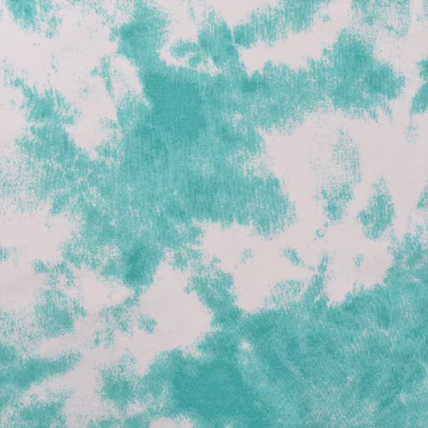 Sweat "Batik" mint/weiss