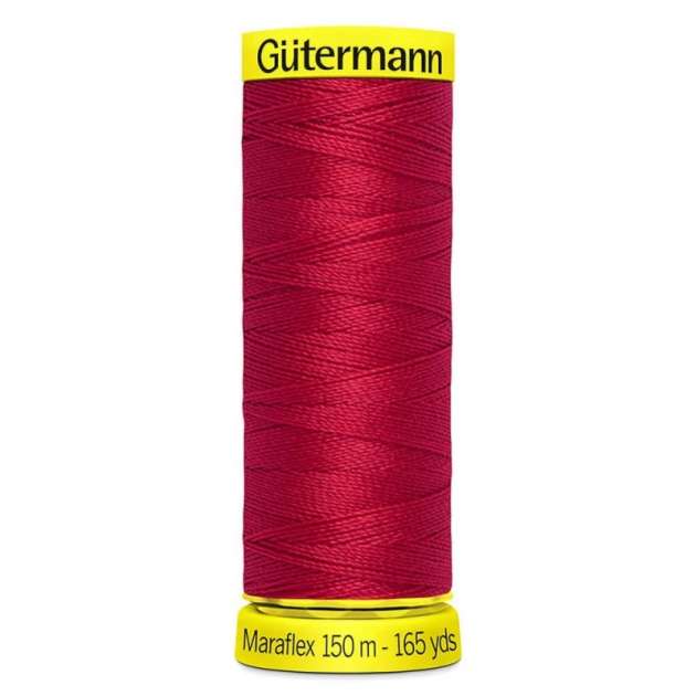 Gütermann Maraflex Elastischer Nähfaden – 150 M Orange, Dehnbar Bis 80 %, Für Overlock‑Effekt Mit Haushaltsnähmaschine