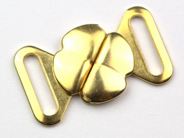 Bikiniverschluss " Metall Blume " gold