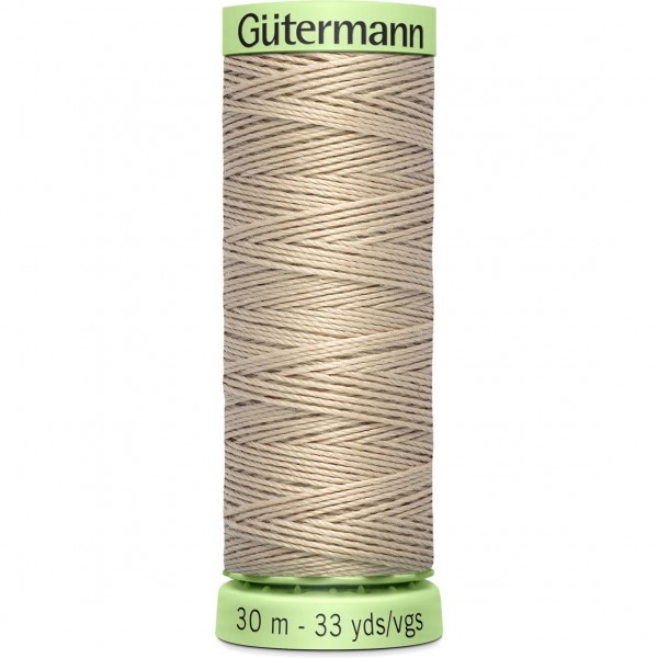 Knopflochgarn - Zierstichfaden - beige
