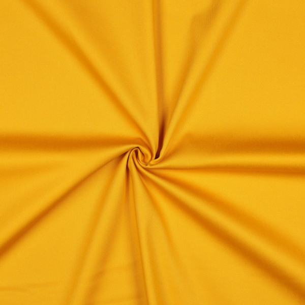 Stretch-Baumwollsatin "gelb"