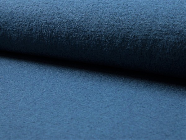 Viskose Walk Boiled Wool Plus "jeansblau"