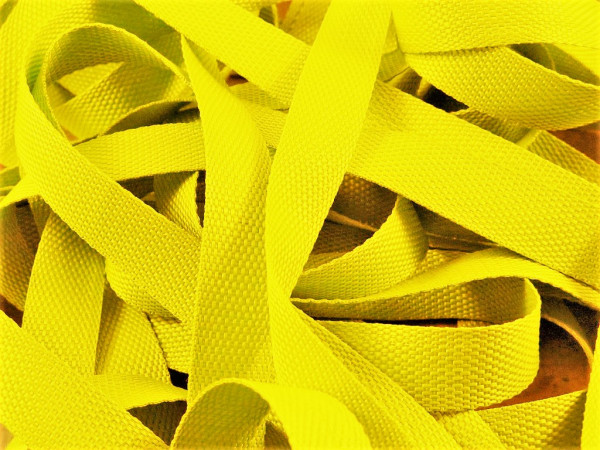 Gurtband 25mm "gelb"
