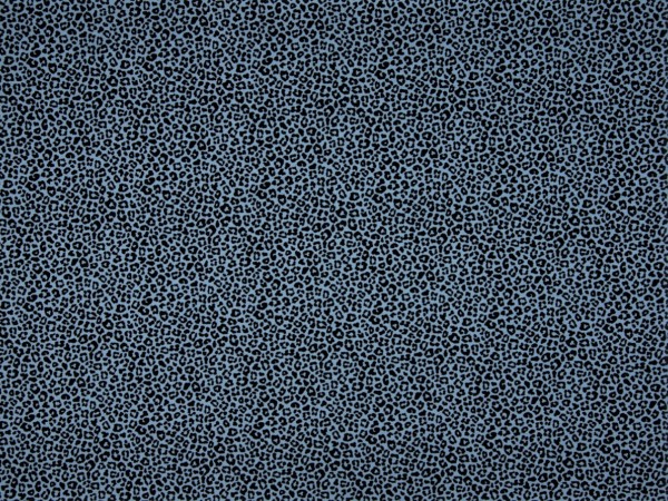 Baumwolljersey "Leo" jeansblau/schwarz