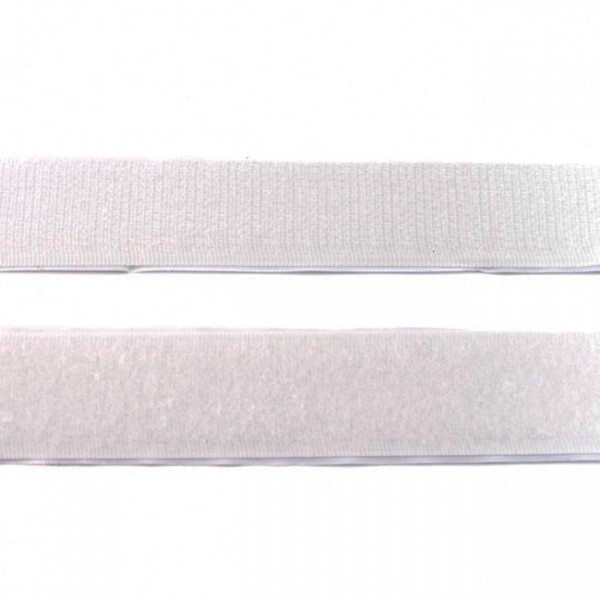 Klettband zum kleben Hakenband 20mm "weiss"