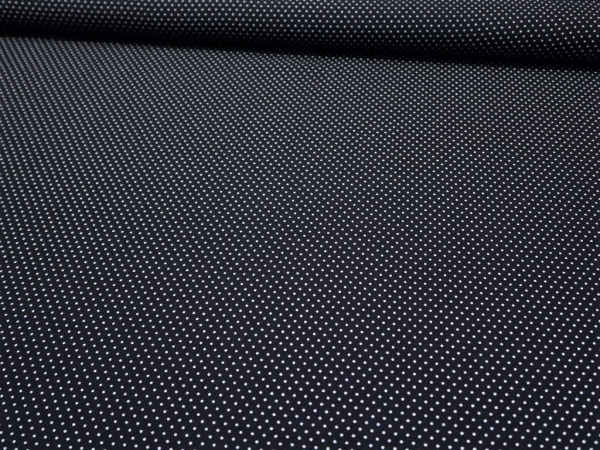 Viskose "Punkte" navy