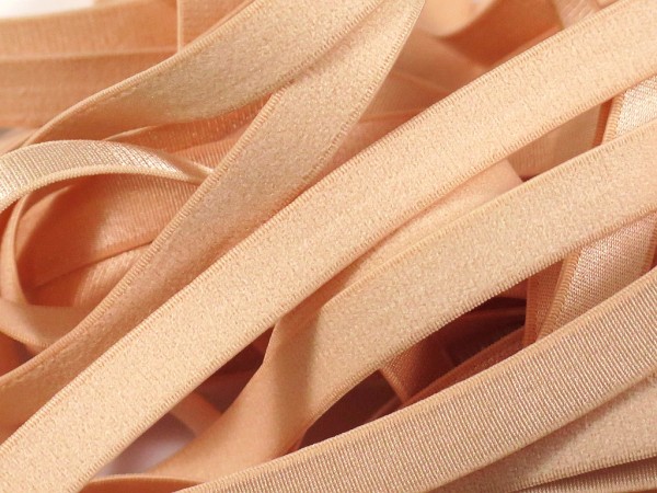 Trägergummi " 10mm" nude