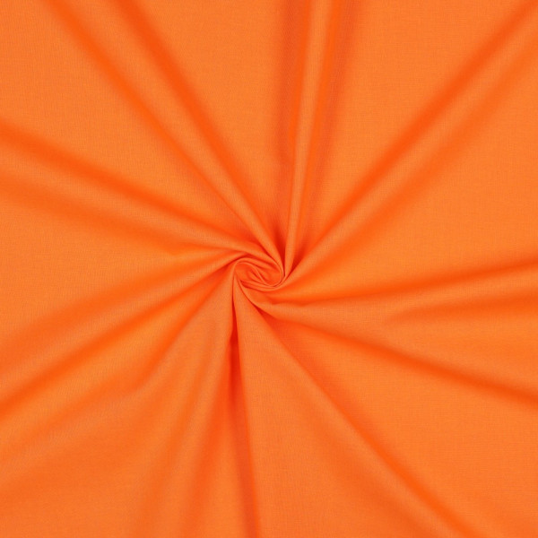 Baumwollstoff "mandarinenorange"