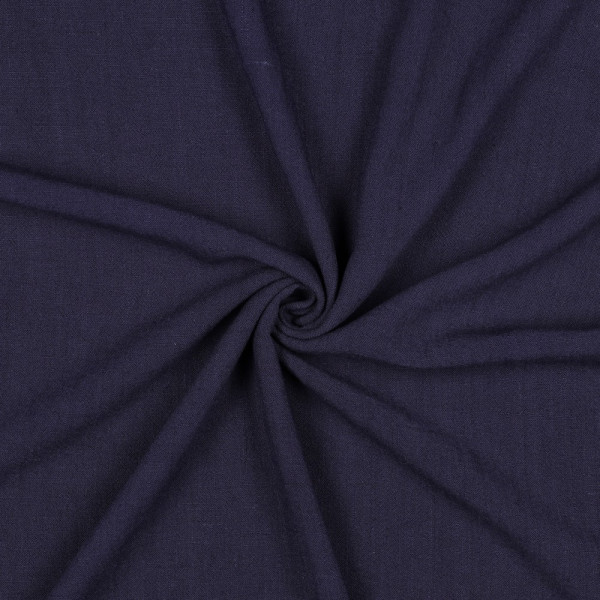 Viskose-Leinen Washed "marine"