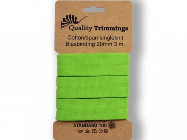 Jersey Schrägband "lime"