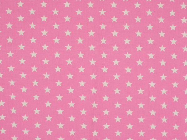 Baumwolljersey "Sterne" rosa